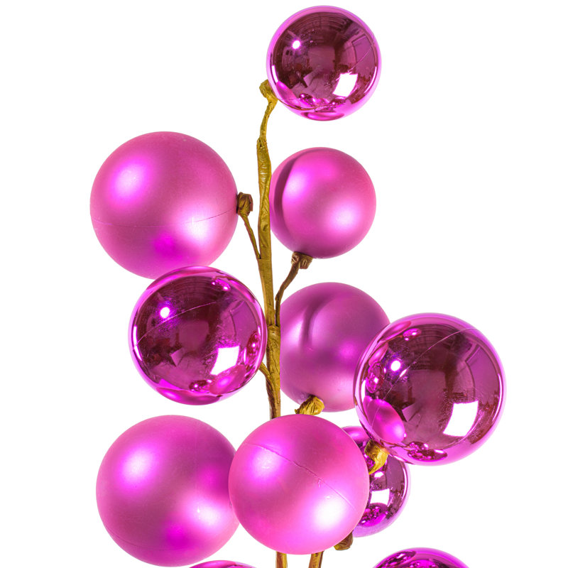  Vaporisateur d'ornement boule rose 30 po., Rose millennial