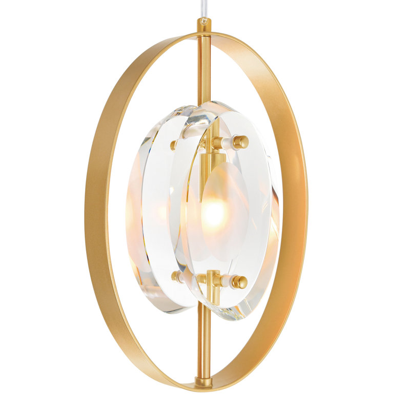 1 - Light Gold Sphere Pendant