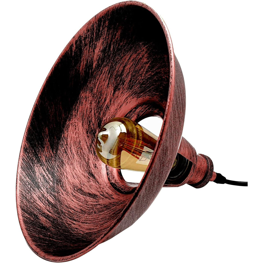 Delia 1 - Light Rustic Red Pendant