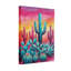 «Plants & Flowers Vibrant Cactus Desert Sunset», reproduction d'art