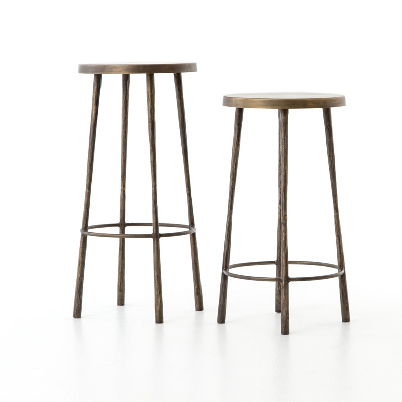 Westwood 26" Counter Stool, Antique Brass, Bar Stool (30" Seat Height)