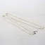 3' White Bead Novelty Garland