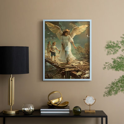 Religious Series CDLVI, reproduction encadrée - bois massif