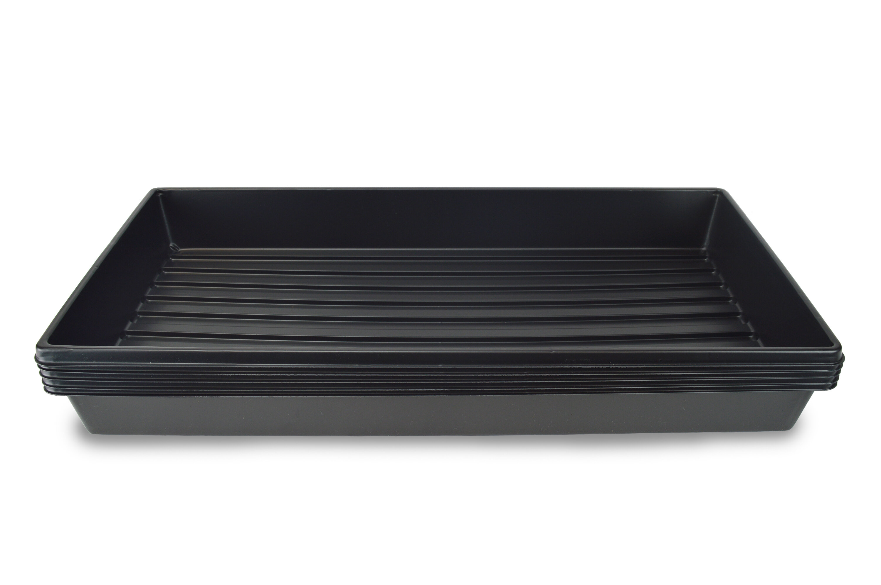 Styrene Black Plastic 4 ft x 4 ft Grow Tray - Big Grow Hydroponics