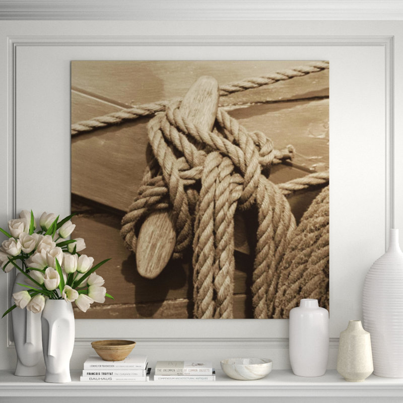 Nautical Aspect IV Print by Michael Kahn, Glass Coat, 47" H x 47" W x 1.5" D