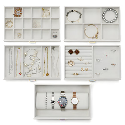 Luxury 6-Tier Jewelry Box With Large Storage Capacity, Perfect Gift To Organize Necklaces, Rings, Watches And Accessories