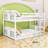 Wood Full Over Full Bunk Bed With Guardrails And Ladder-810272079