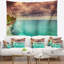 Tapisserie de vue panoramique seascape green-28500664