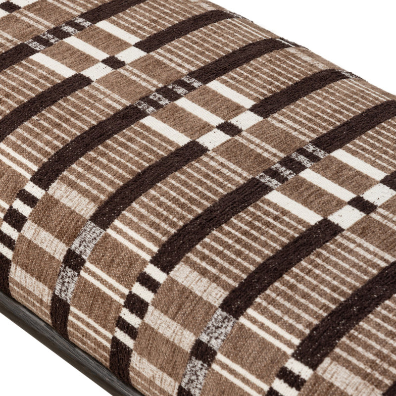Eros Accent Bench-Conroe Drift, Sandhill Cocoa