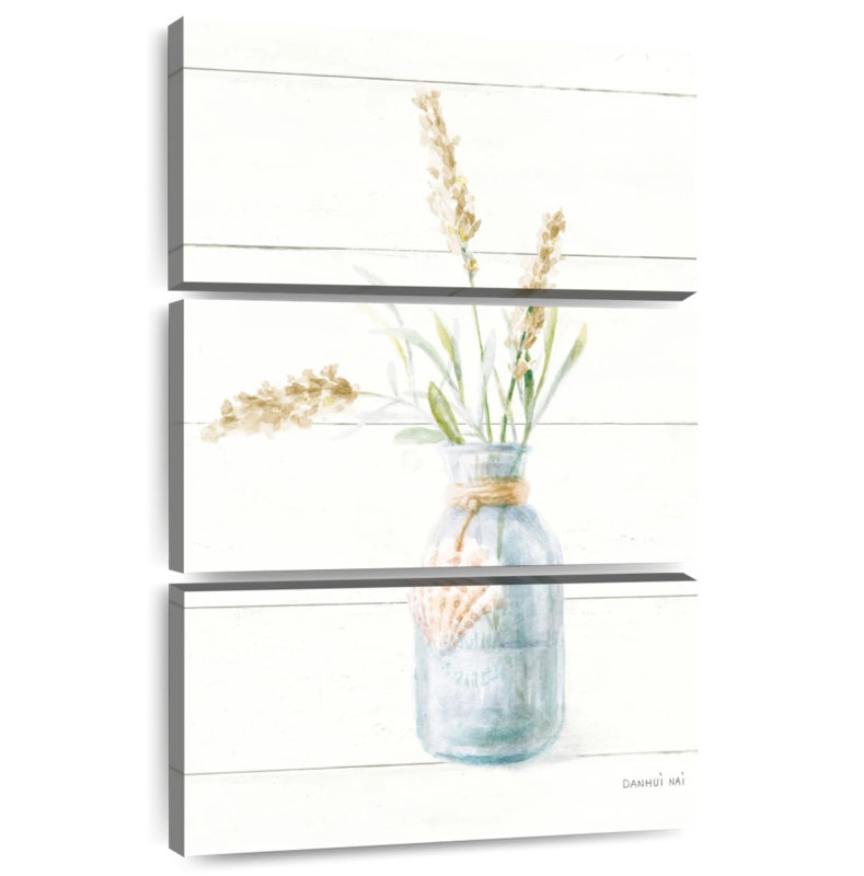 Harnek Beach Flowers Neutral, 38" H x 24" W