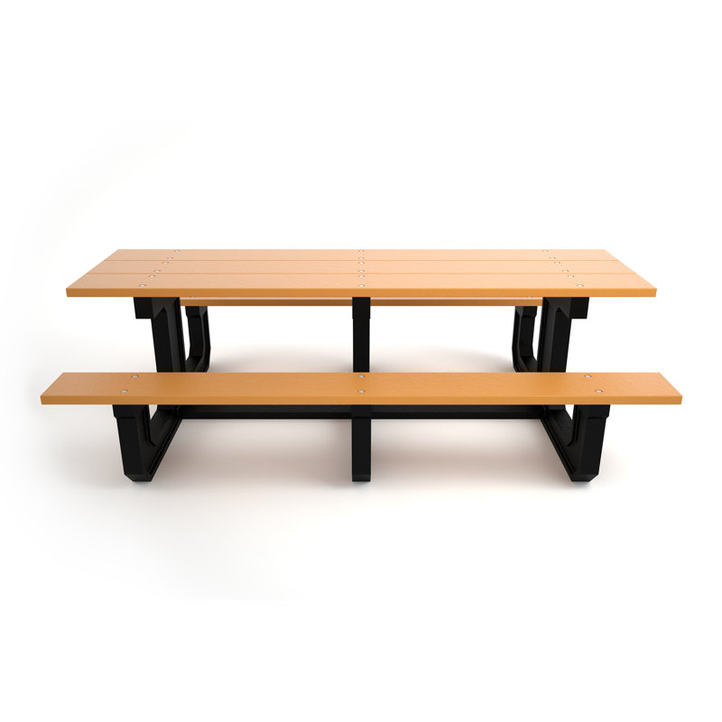 Park Place Picnic Table, Cedar, 30.5" H x 72" W x 58" D