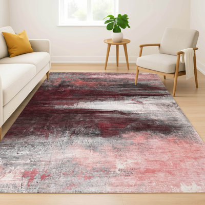 Premium Machine Washable Mayfield Abstract Rug
