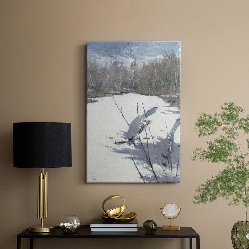 Paysage rétro CLxxix - galerie Cavas, H 18 po x l 12 po