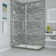 Bromley 74" W x 38" D x 72" H Semi-frameless Rectangle Hinged Shower Enclosure