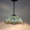 Luminaire suspendu libellule Tiffany