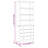 vidaXL Bookcase Solid pine wood 30.3 x 13.8 x 73.4 in Bookcase-919251467
