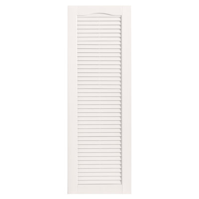 Cathedral Top Full-style Open Louver Shutters Pair