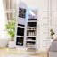 Armoire à bijoux autoportante de 22 po de large avec miroir, DEL-647666827