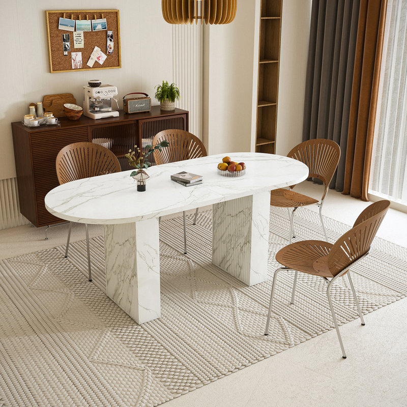 Daniel 62.9'' Oval Dining Table