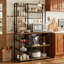 7-Tier Kitchen Bakers Rack with Power Outlet
