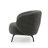 Jura Foam Upholstered Solid and Manufactured Wood Frame Lounge Chair with Gold Metal Legs-323448915
