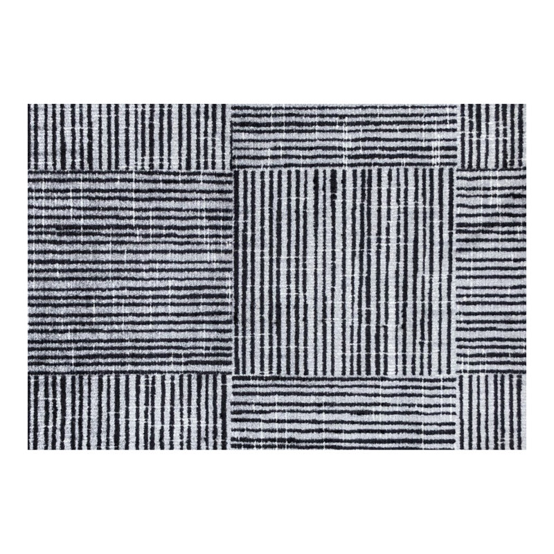 Rustic Standard 2x3 Washable Rug, Gray