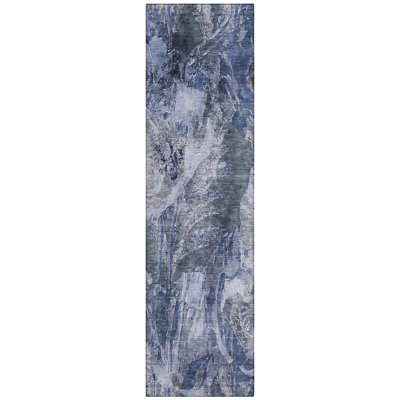 Machine Washable Indoor/Outdoor Chantille ACN2798 Floral Rug