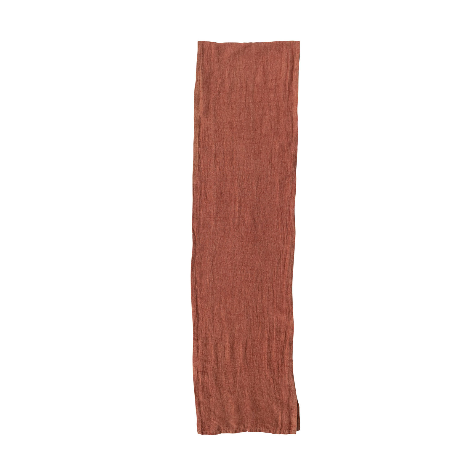 Vernon 108" Linen Table Runner, Orange