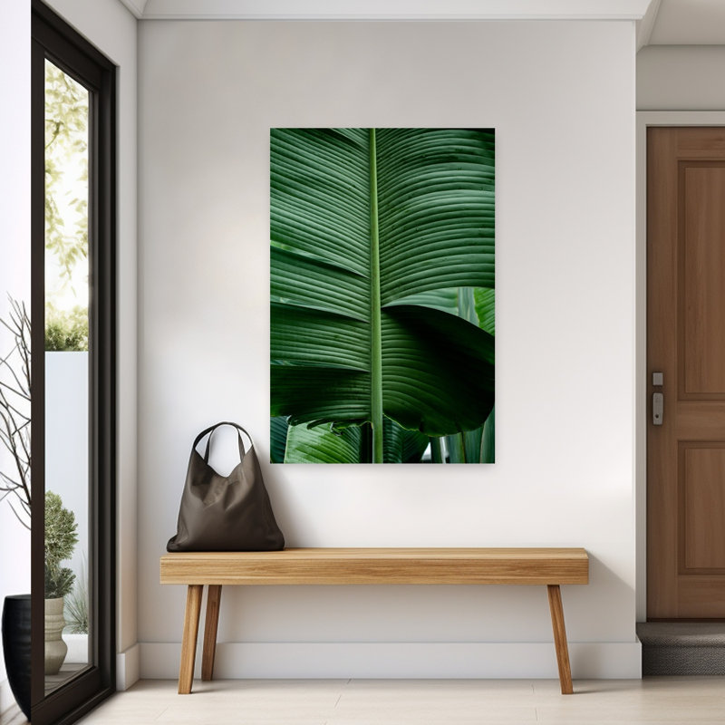 Art contemporain contemporain abstrait palmier, H 60 po x l 40 po