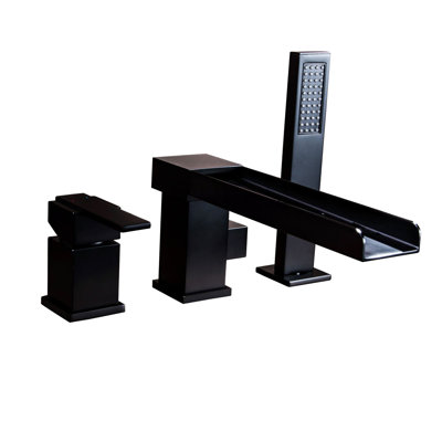 Deck Bath Faucet with Diverter