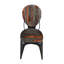 Fauteuil capitonné brun Hoswell