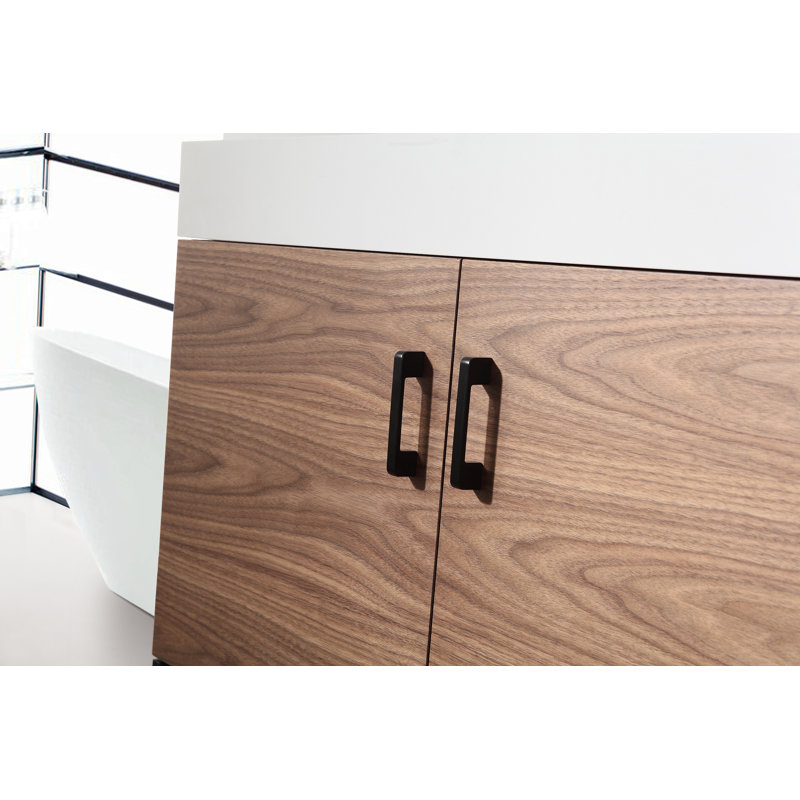 Veemon 36” W Single Vanity, Walnut