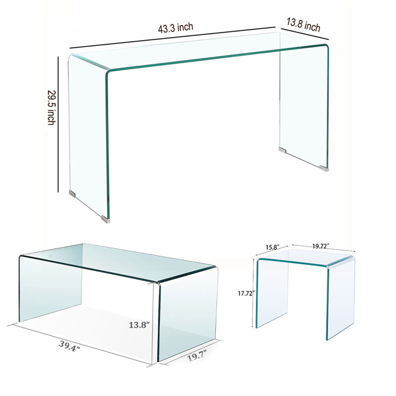 Markiest 3 - Piece Living Room Table Set