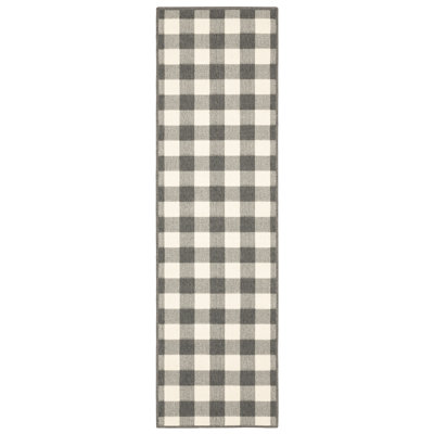 Tapis intérieur / extérieur gris / ivoire Lyle