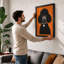 Fashionable Poodle Modern - Framed Print-874284526-874284524