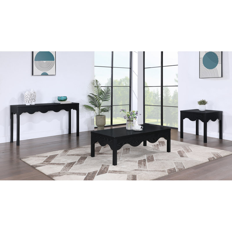Table de bout Caleshia, Noir