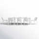 Farrah Rectangular 8 - Person 102"-118" Long Dining Set