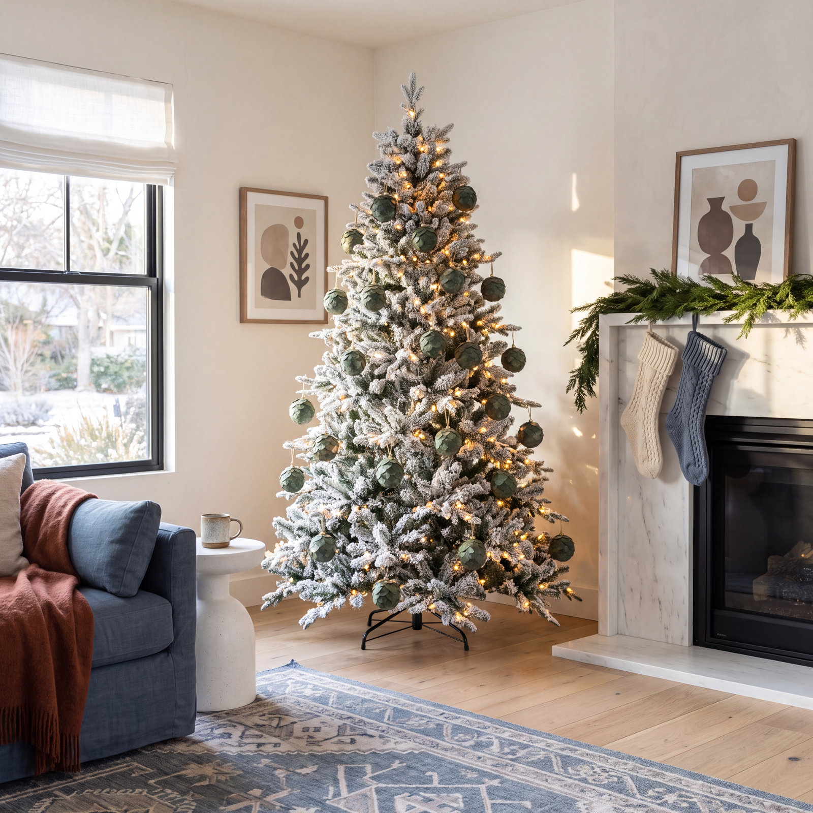 3.5'' Fabric Ball Ornament