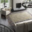Wool Oriental Area Rug in Beige/Dark Blue
