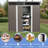 6Ft X 5Ft Outdoor Metal Storage Shed With Window Transparent Plate-123950979-123950983