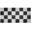 Orné de damier 12 po X 12 po Carreau de plancher et de mur à damier en marbre roulé (20 pieds carrés / caisse)-124973751