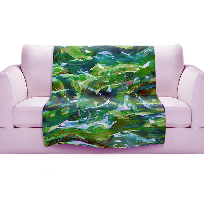 Couverture sherpa douce motley flow iv, l 51 po x L 60 po