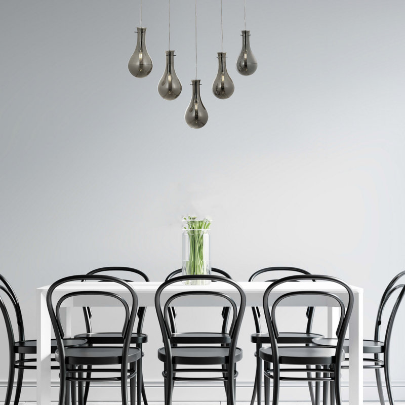 Luminaire suspendu pour îlot de cuisine 5 lumières