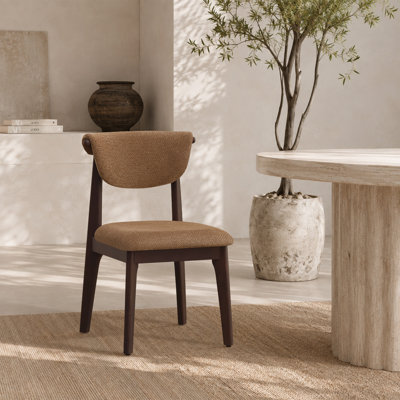 Upholstered Wood Dining Side Chair