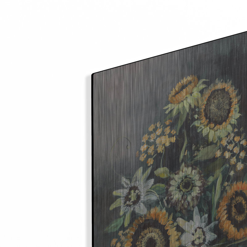 «Botanist Still Life No Blue» par Julia Purinton, art mural en métal, H 24 po x l 16 po