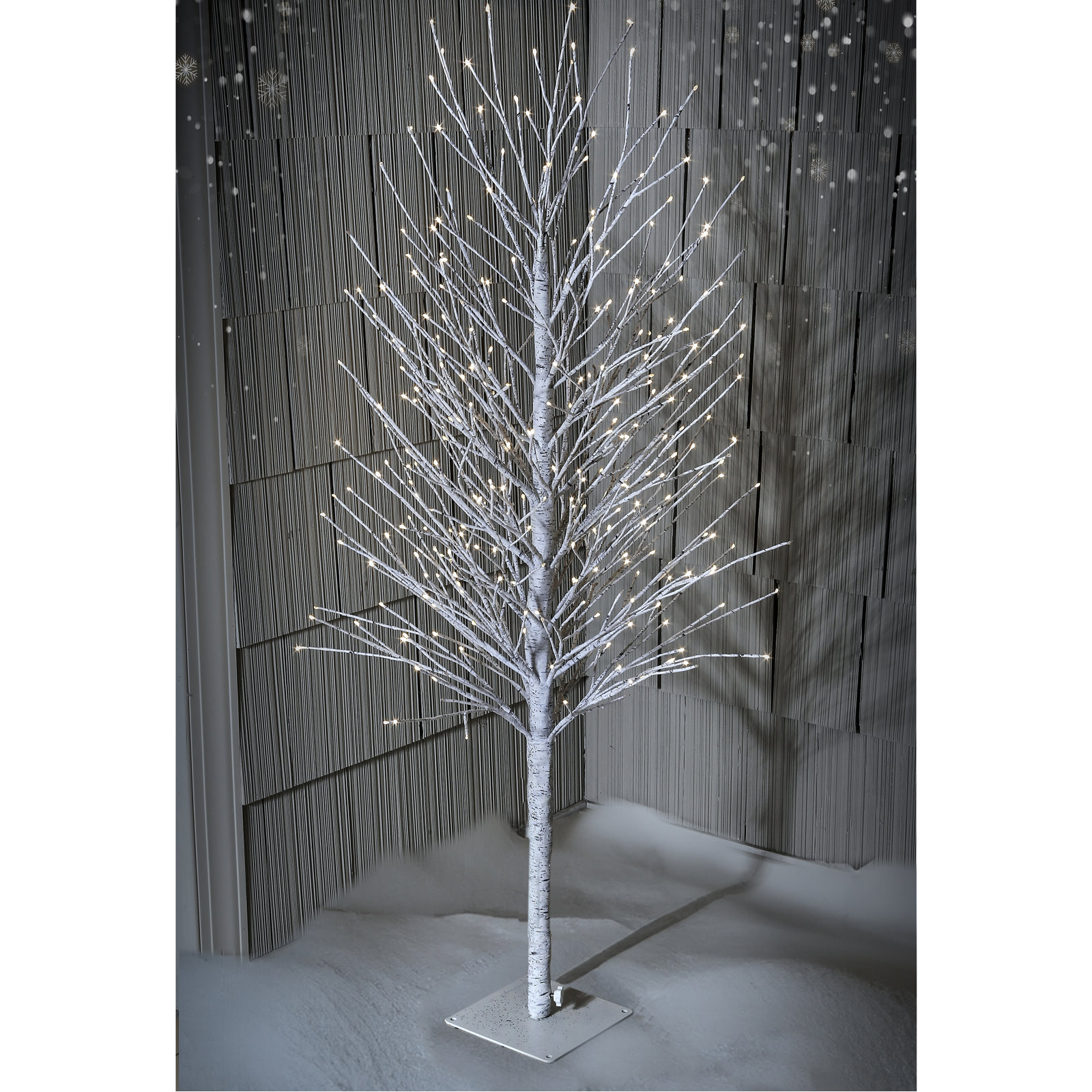 48" Led Birch Tree