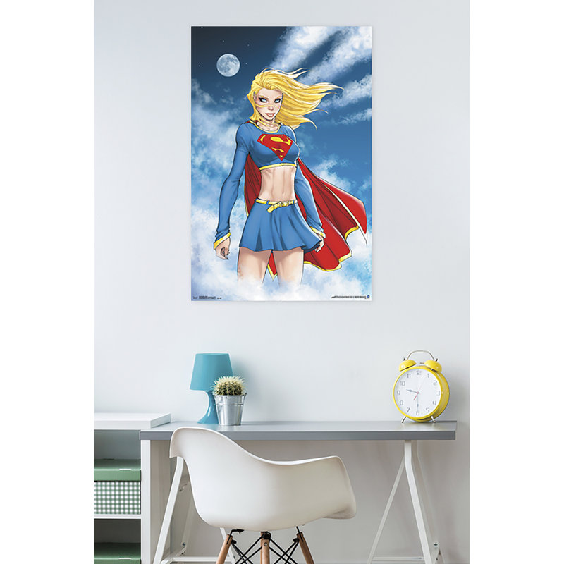 Impression sur papier supergirl-clouds