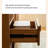 Nordic simple solid wood wardrobe