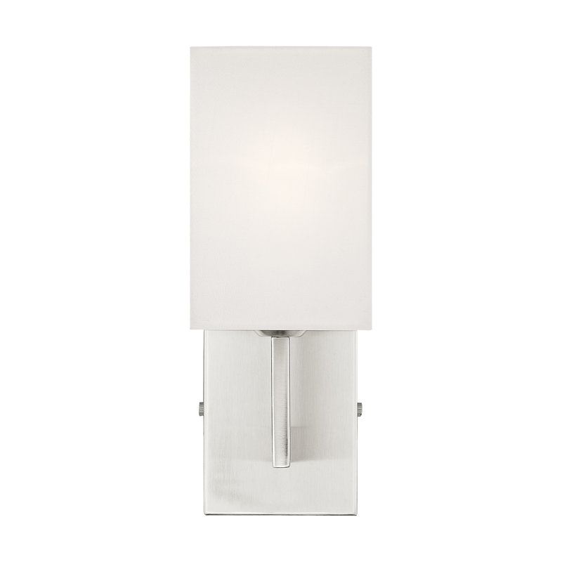 Agigail Armed Sconce, Brushed Nickel
