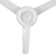 Luisiana 52 In. Indoor/Outdoor White Smart Ceiling Fan, Dimmable LED Light And Remote, Works With Alexa/Google Home/Siri